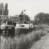 Schepen bij de HOVO in het Overijssels Kanaal